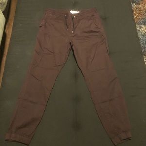 Dark red Jogger pants from H&M